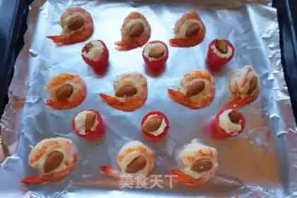 Make Flower shrimp step 9