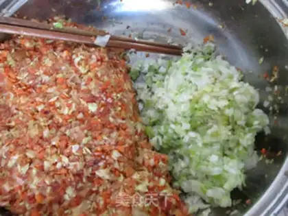 Make Double dumplings step 8