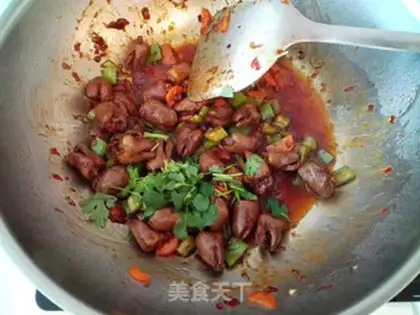 Make Hot chicken heart step 11