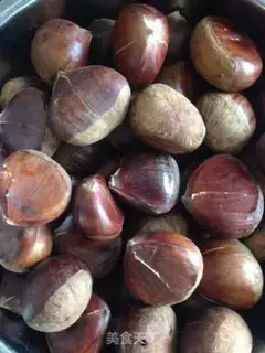 Make Baked chestnuts step 1