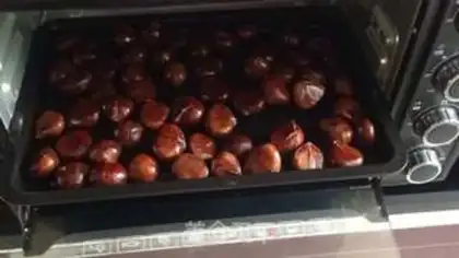 Make Baked chestnuts step 3