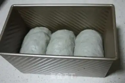 Make Black sesame soy toast step 7