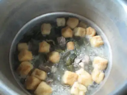 Make Sour tofu sour crumbs step 5