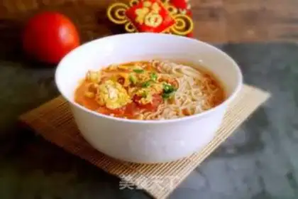 Make Tomato egg noodles step 8