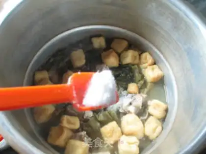 Make Sour tofu sour crumbs step 7