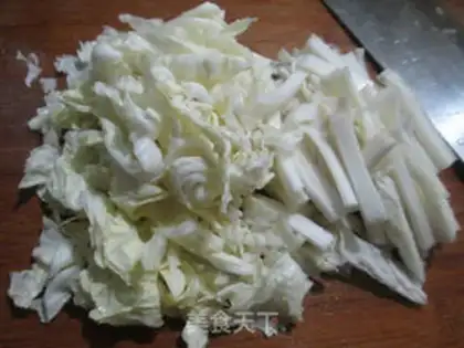 Make Scrambled cabbage step 3