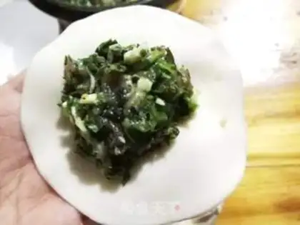 Make Scrambled mushrooms and meat dumplings step 5