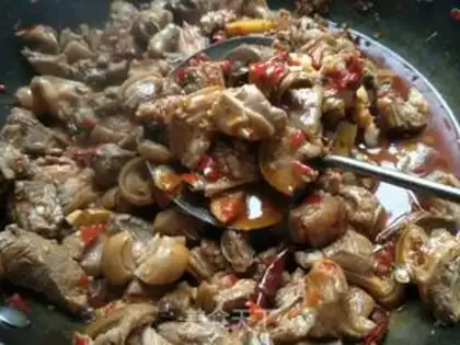 Make Yellow lamb step 7