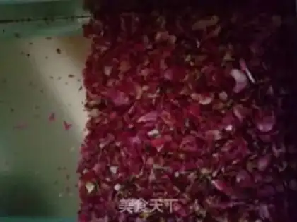 Make Flower bean cake step 4