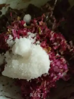 Make Flower bean cake step 5