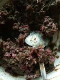 Make Flower bean cake step 6
