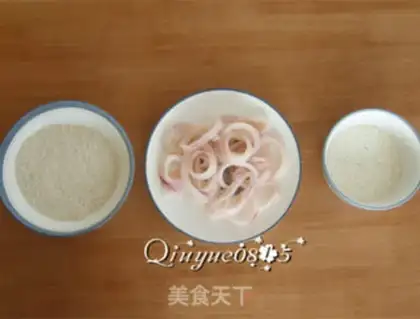 Make Fried squid rings step 3