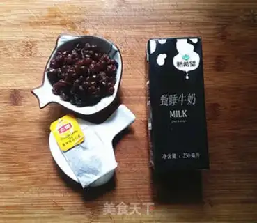 Make Bean milk tea step 0