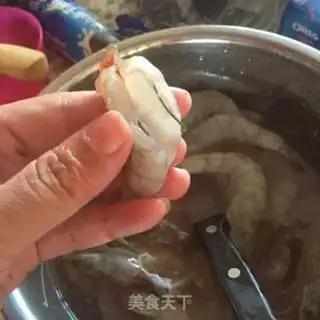 Make Shrimp tofu step 1