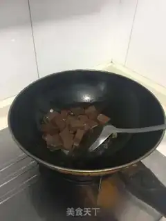 Make Fried pig blood step 2