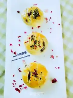 Make Flower bean cake step 13