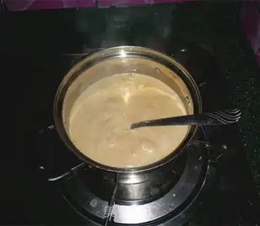 Make Bean milk tea step 7