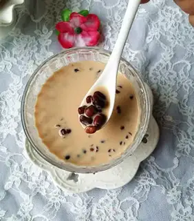 Make Bean milk tea step 8