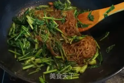 Make A spinach fan step 8