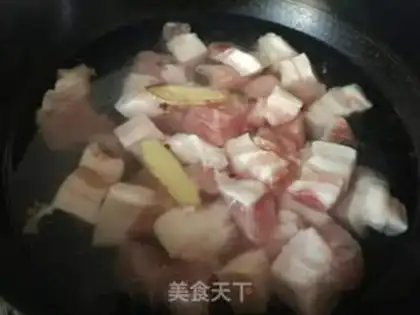 Make Flowers and red meat step 2
