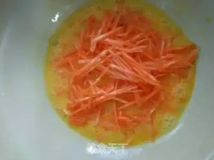 Make Carrot eggcake step 1