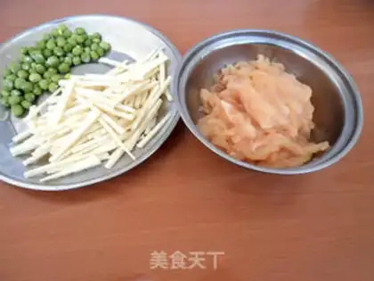 Make Chicken silk step 1