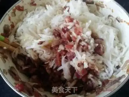 Make Steaming radish step 2