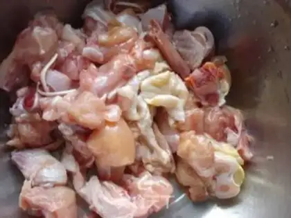 Make Spicy chicken step 1