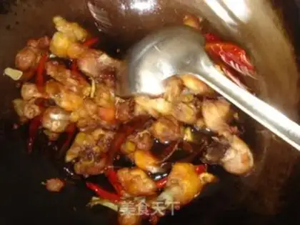 Make Spicy chicken step 5