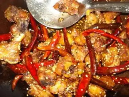 Make Spicy chicken step 8