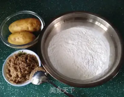 Make Potato rice cake step 0