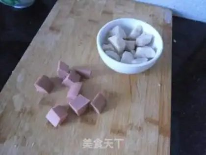 Make Fishball meatloaf step 1