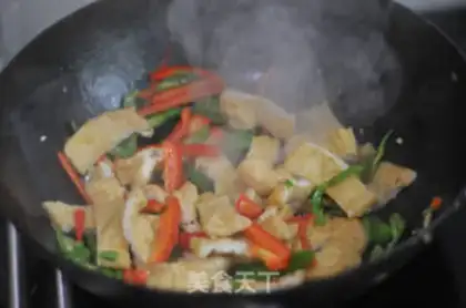 Make Spicy tofu step 3