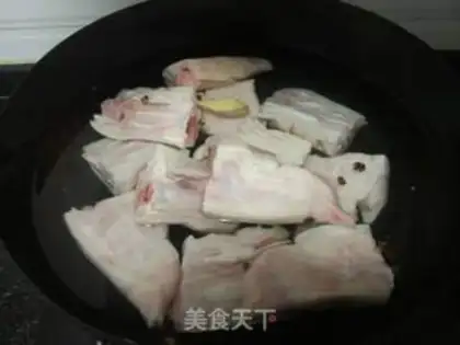 Make Red burning pig hoof step 2