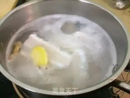 Make Burning fresh squid step 5