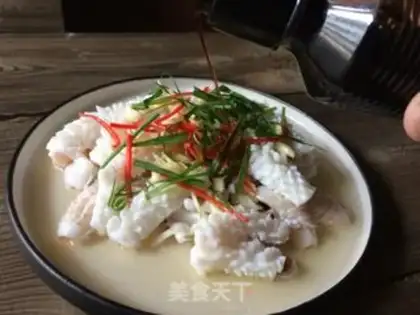 Make Burning fresh squid step 7