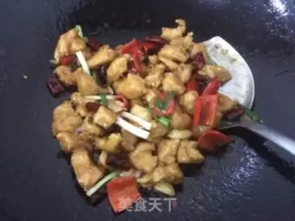 Make Spicy chicken step 6