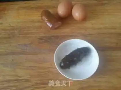 Make Sea cucumbered egg sausage step 0