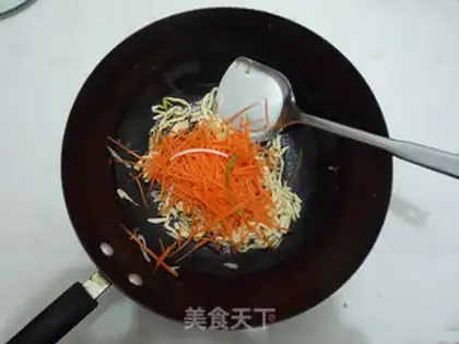 Make Spring rolls step 5