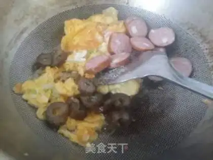 Make Sea cucumbered egg sausage step 3