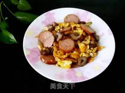 Make Sea cucumbered egg sausage step 4