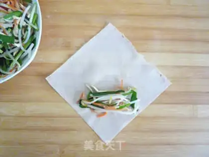 Make Spring rolls step 11