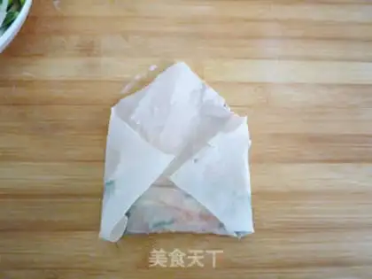 Make Spring rolls step 12