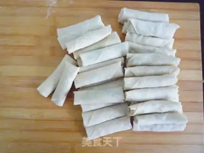 Make Spring rolls step 13