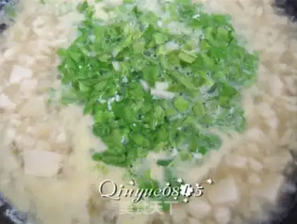Make Emerald white tofu step 4