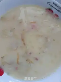 Make Silverfish meat, steamed eggs step 3