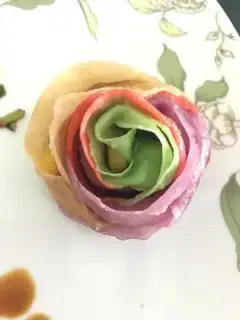 Make Rich rose corn dumplings step 10