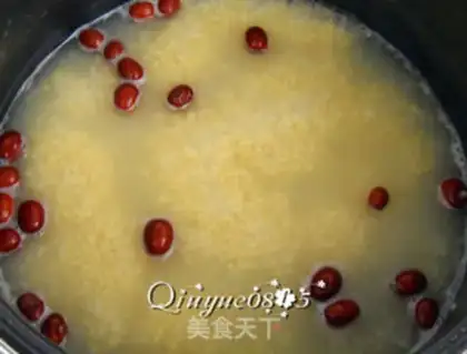 Make Red-tree rice soup step 6