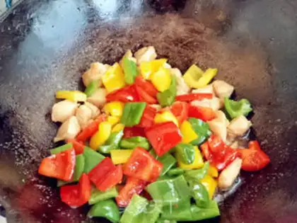Make Pepper chicken step 9