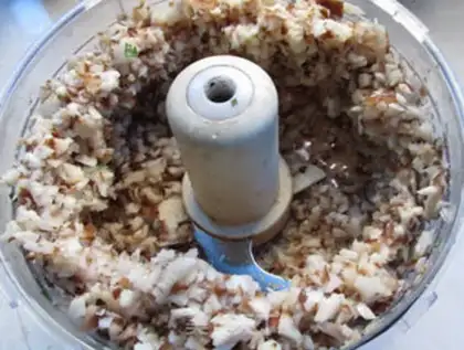 Make The mushroom meatballs step 5